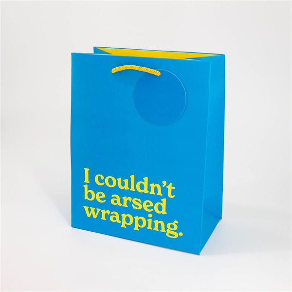 I Couldn’t Be Arsed Medium Gift Bag