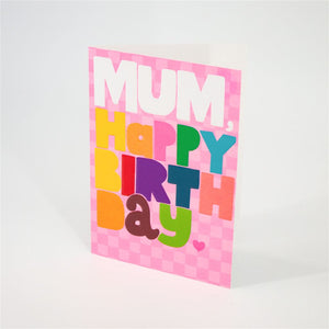 Happy Birthday Mum Card