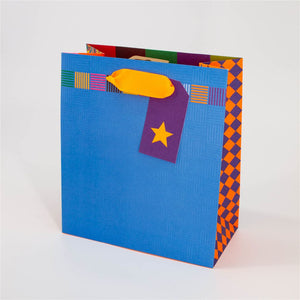 Medium Blue Gift Bag