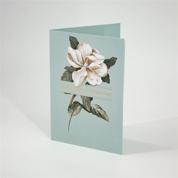 Magnolia Sympathy Card