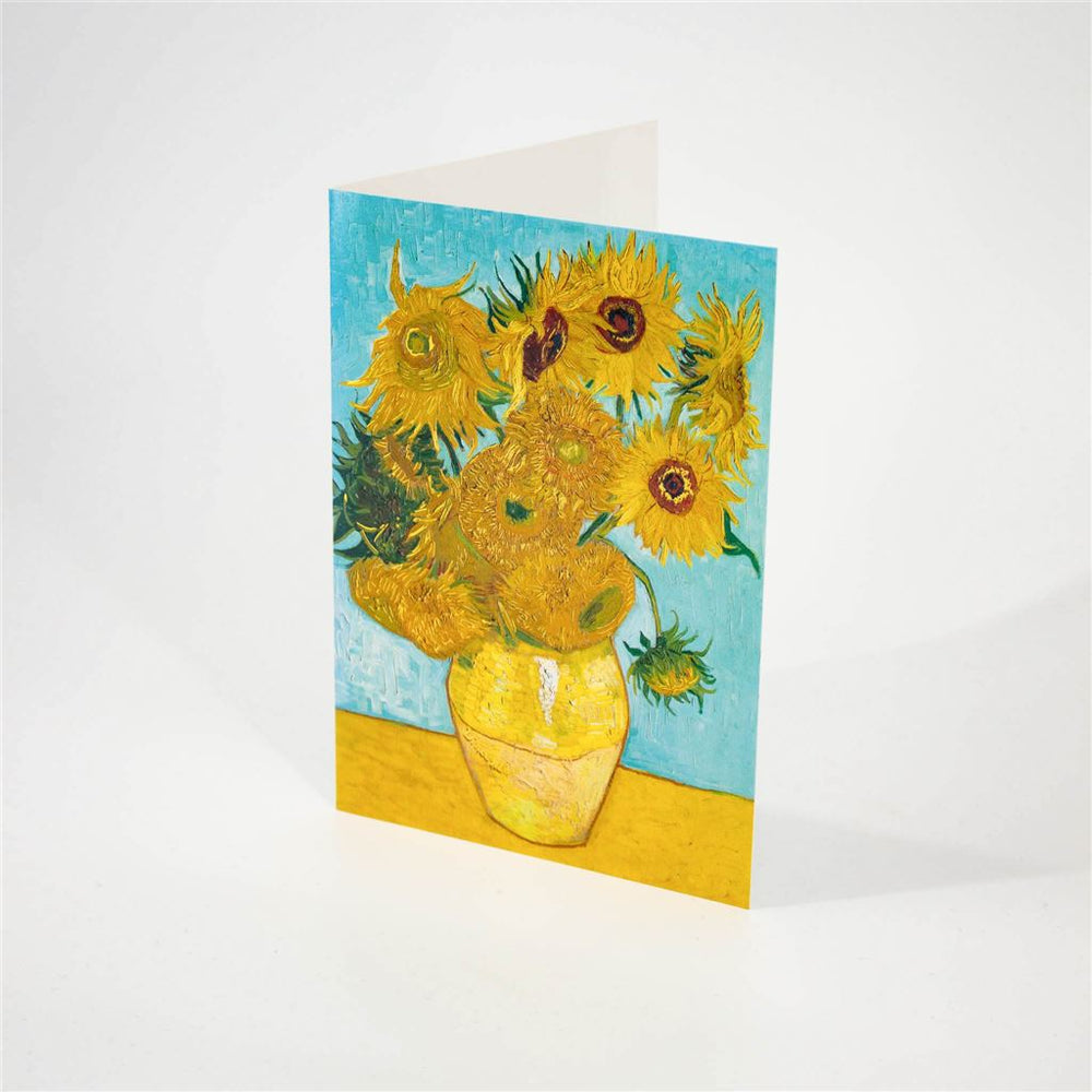 Vincent Van Gogh Sunflowers Blank Card
