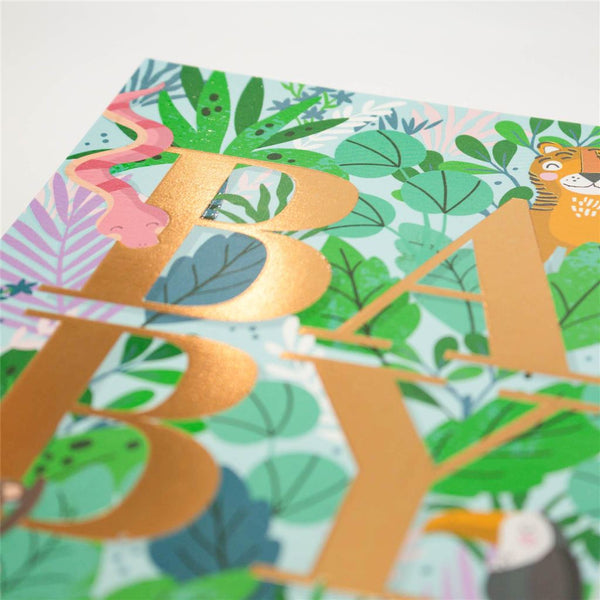 Baby Boy Jungle Card