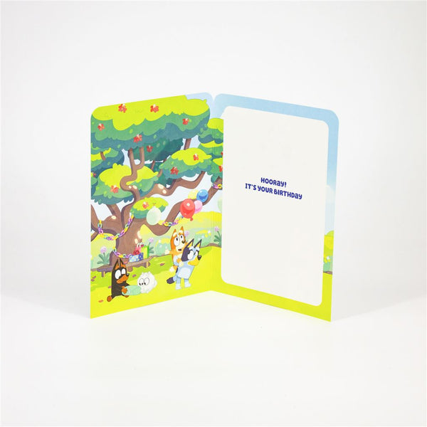 Bluey 2nd Birthday Card