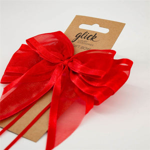 Red Satin Luxury Bow