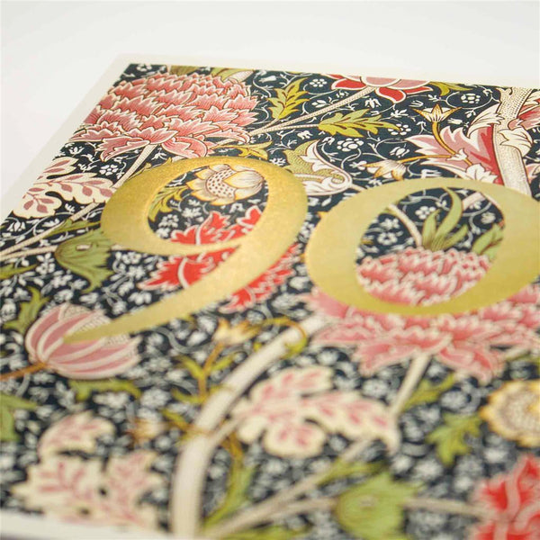Floral 90th Birthday Card