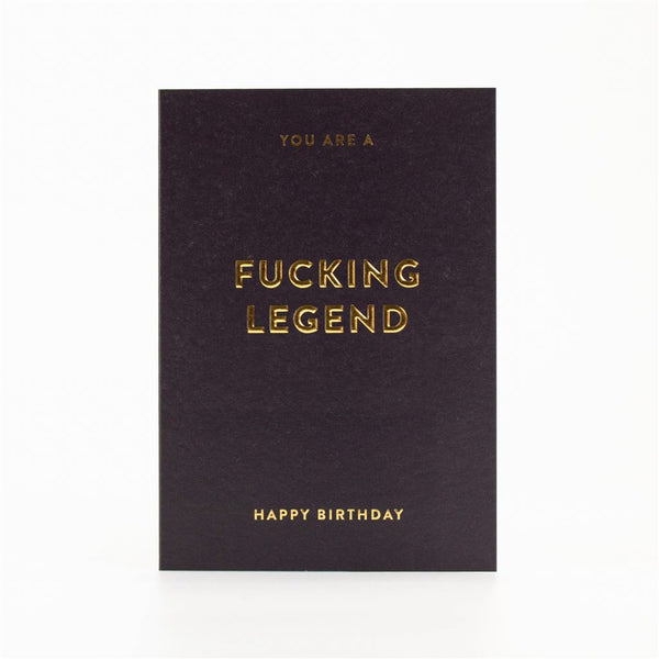 Legend Birthday Card