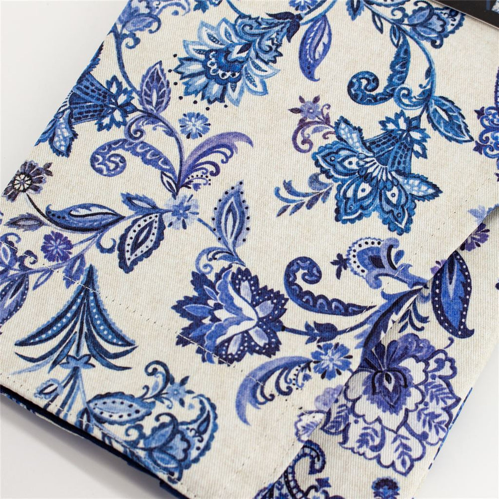 Blue Paisley Organic Cotton Apron