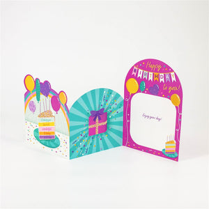 Two-Fold Happy Birthday Card