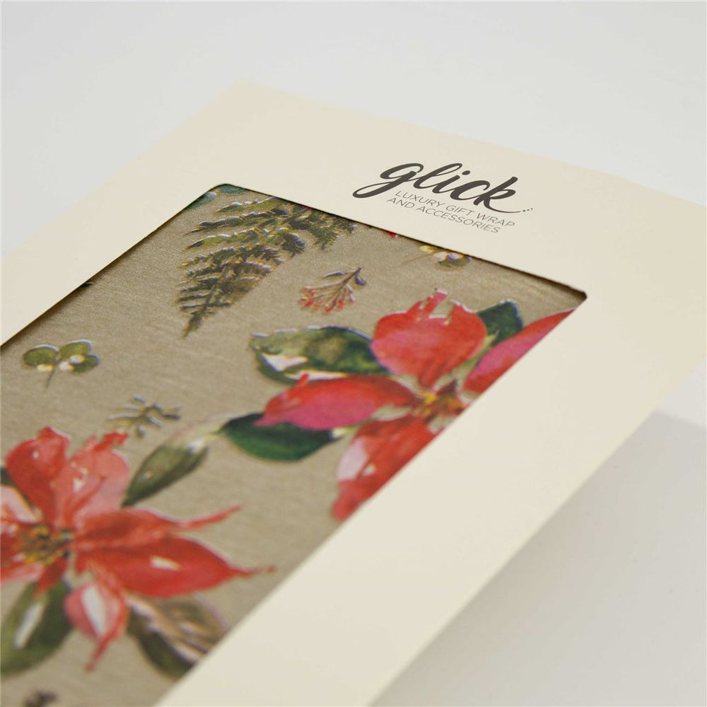 Gold Metallic Tissue Paper Perfect Poinsettia Collection Luxury Wrap