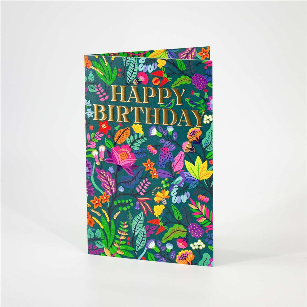 Modern Two-Fold Birthday Card