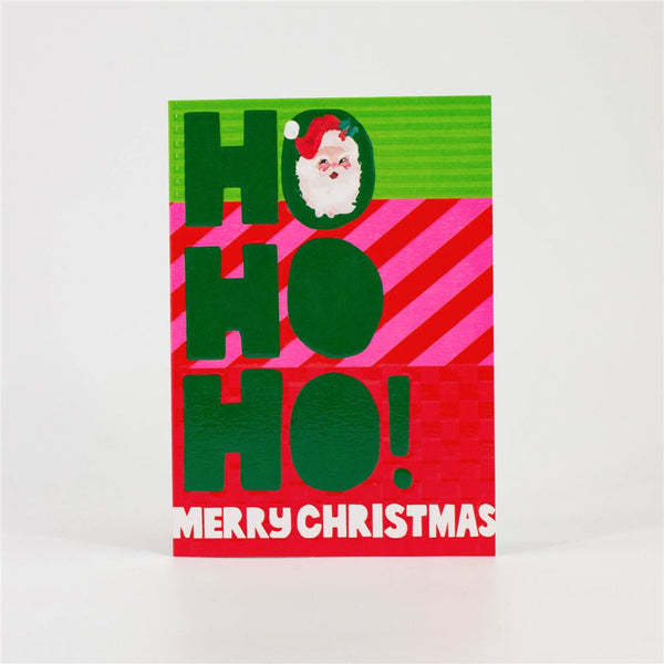 Modern Neon Holiday Card