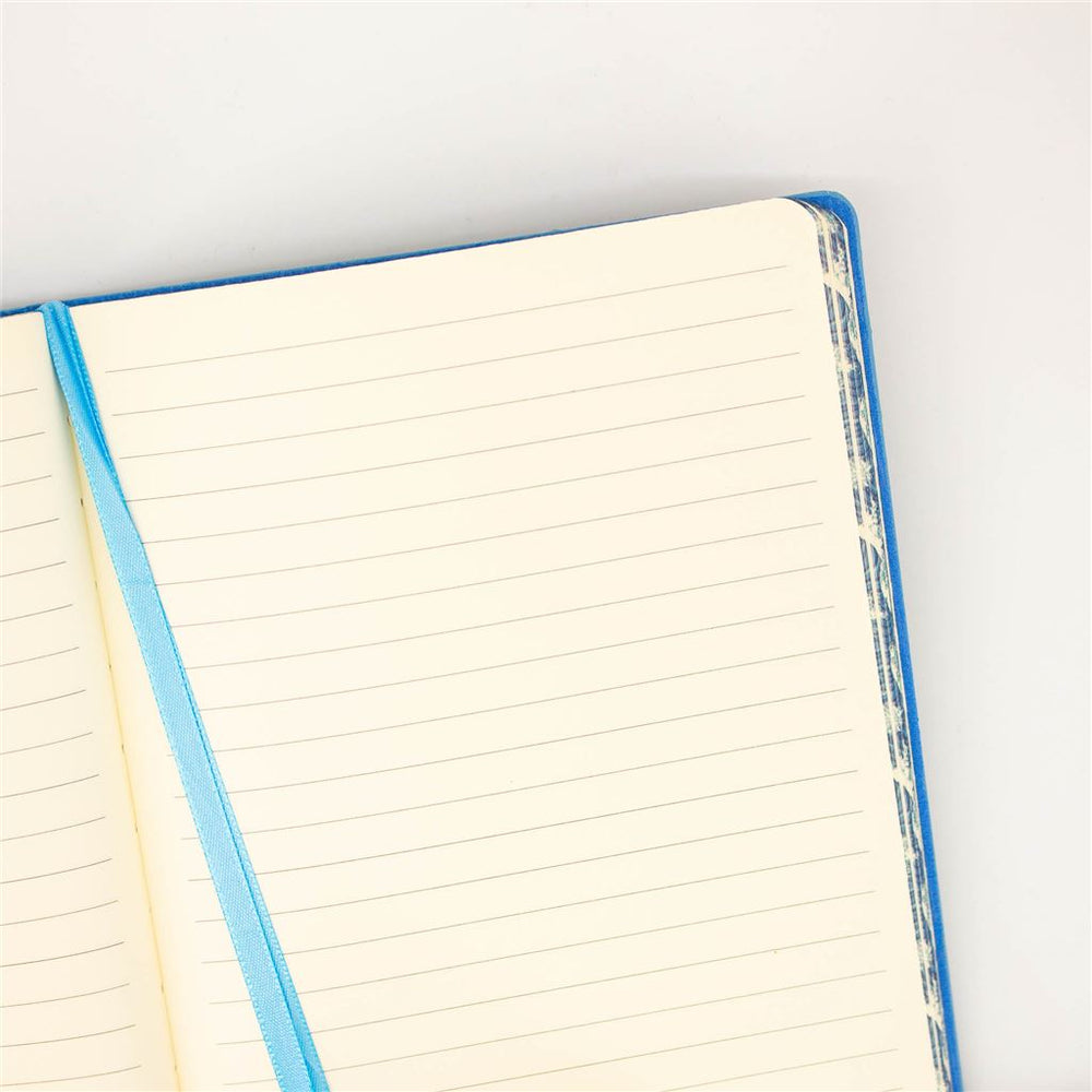 Great Wave Lined Blue Notebook