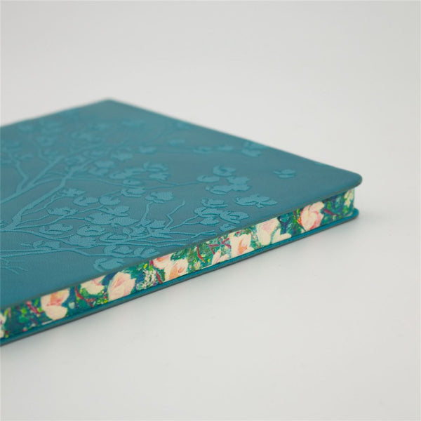 Artisan Magnolia Tree Lined Notebook