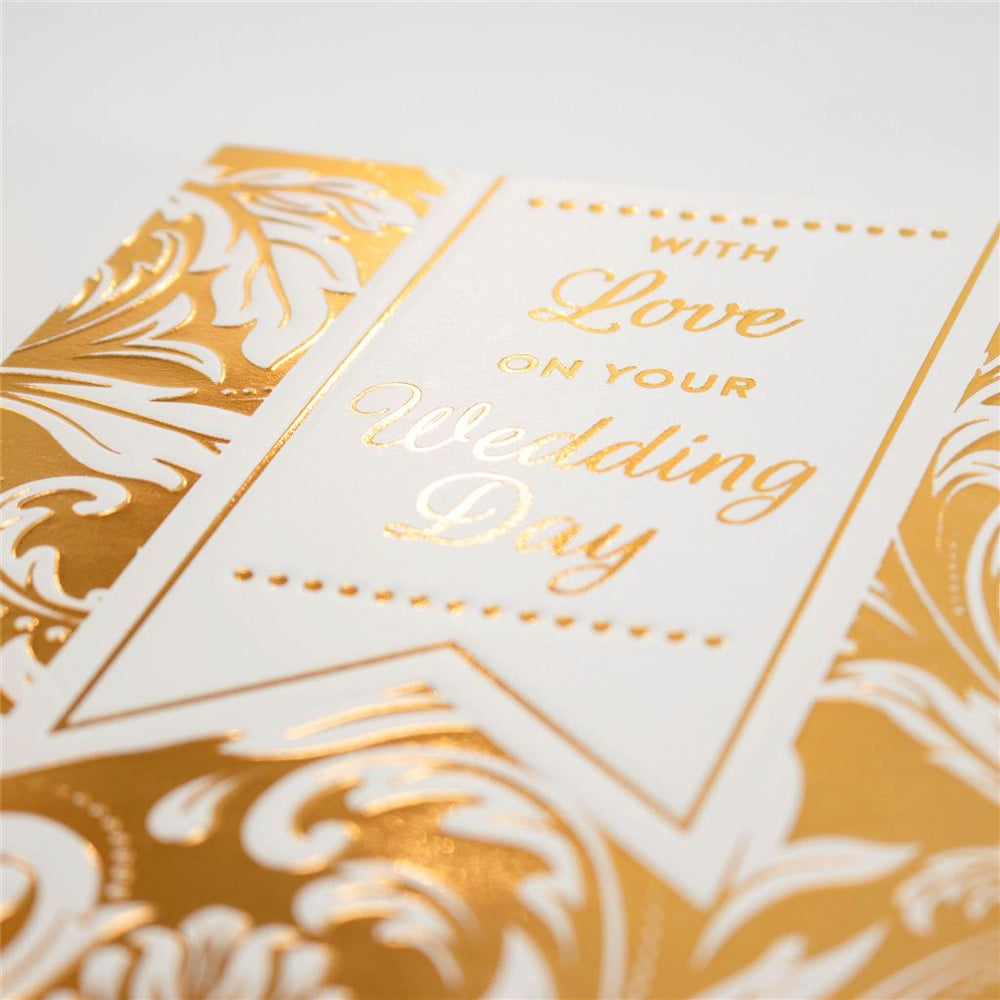 With Love & Congratulations Wedding Card