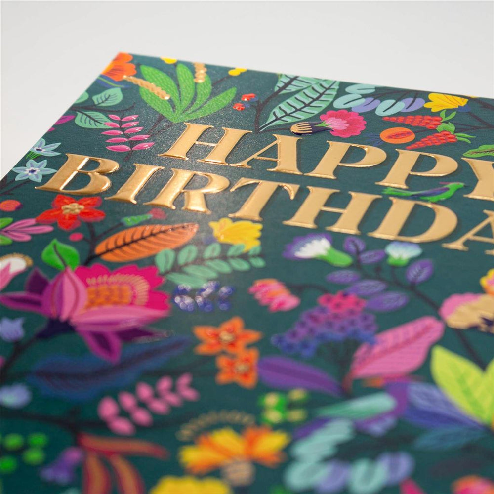Modern Two-Fold Birthday Card