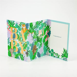 Baby Boy Jungle Card