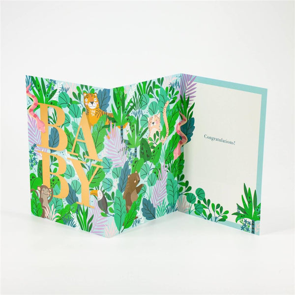 Baby Boy Jungle Card