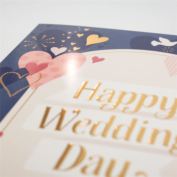 Jumbo Happy Wedding Card