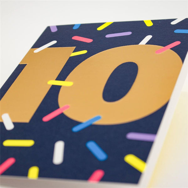 10th Birthday Card