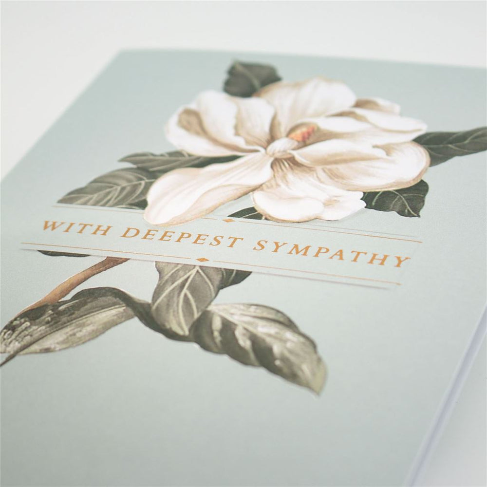 Magnolia Sympathy Card