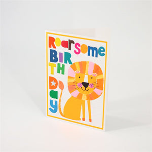 Roarsome Birthday Card