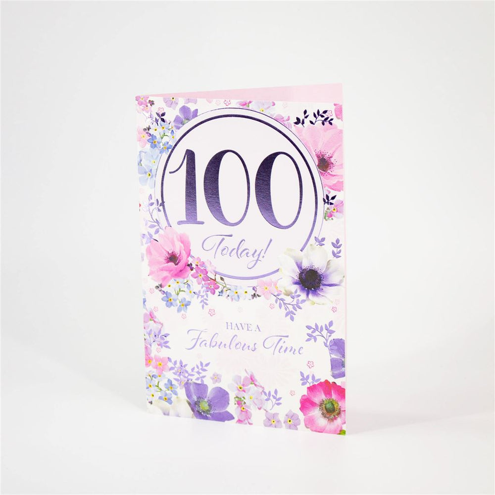 Luxury 100th Birthday Card