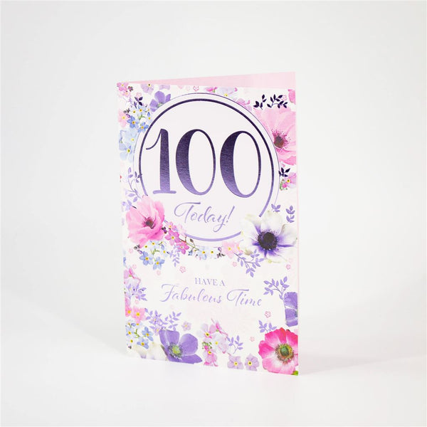 Luxury 100th Birthday Card