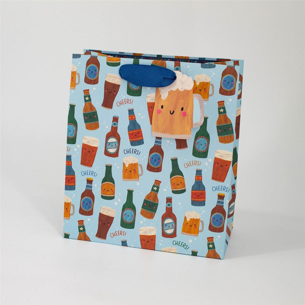Beers & Cheers Medium Gift Bag