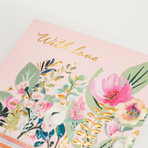 With Love Floral Greeting Card