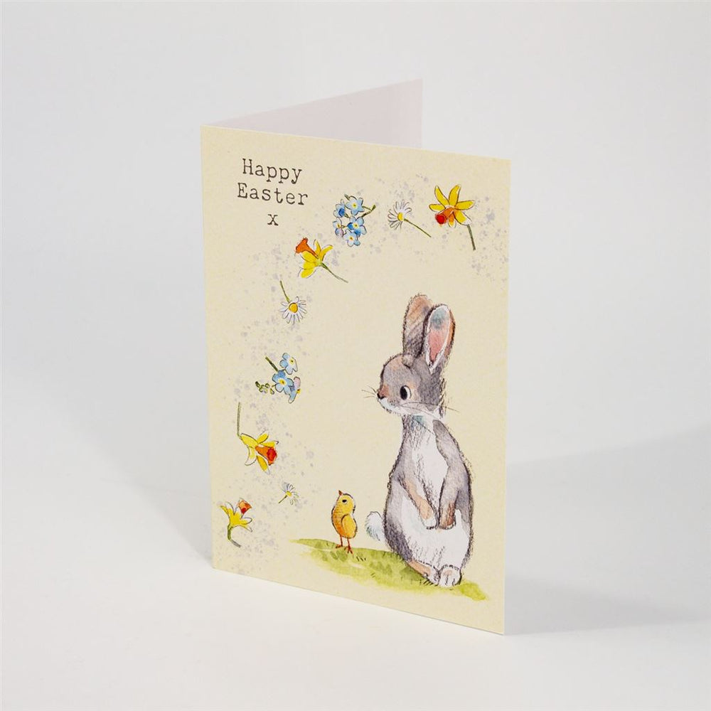 Happy Easter Bunny Greeting Card