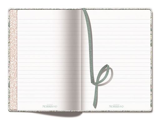 William Morris Linen Dotted Notebook