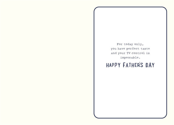 Happy Father's Day TV Remote Card