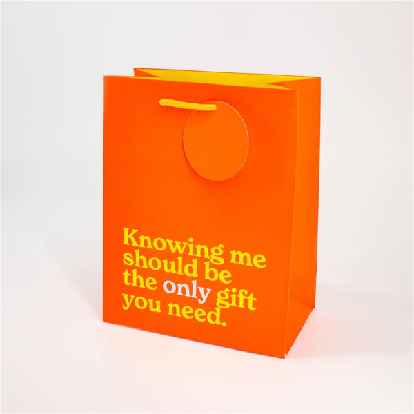 Knowing Me Should Be the Only Gift You Need Medium Gift Bag