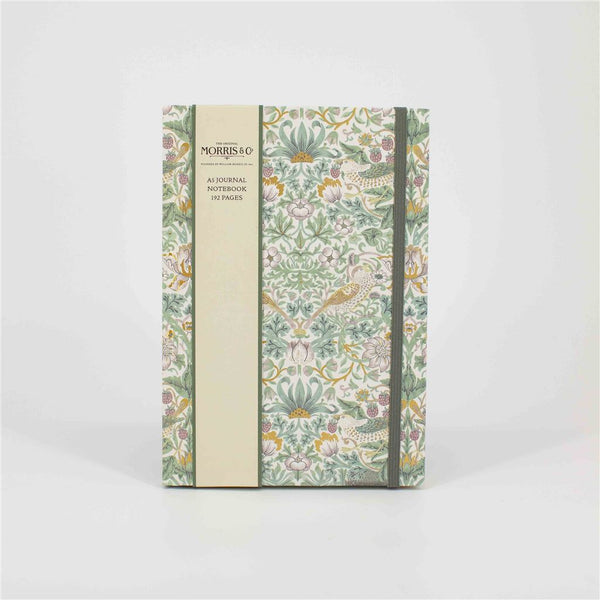 William Morris Linen Dotted Notebook