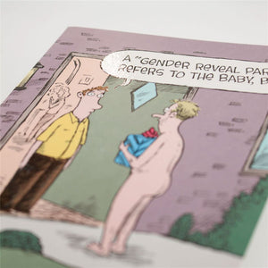 Funny Gender Reveal Card