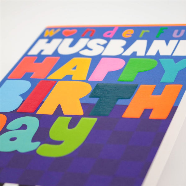 Happy Birthday Husband Card