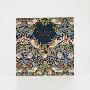 Strawberry Thief Design Birthday Card