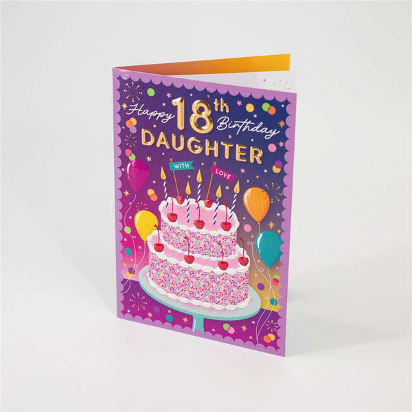 Happy 18th Birthday Daughter Card