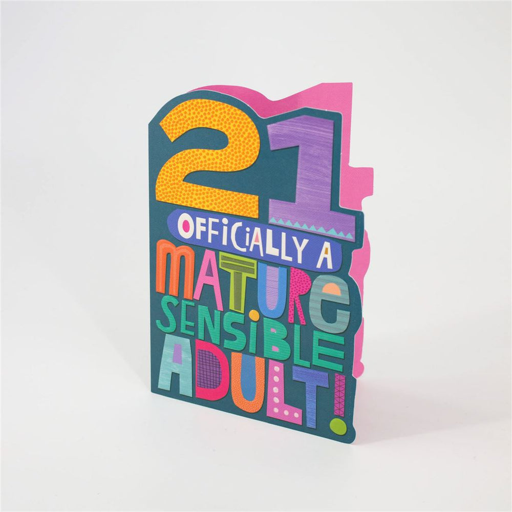 Funny 21st Birthday Card