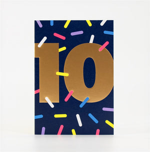 10th Birthday Card