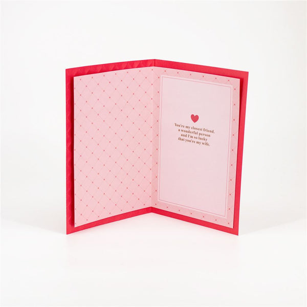 Quilted Romantic Wife Card