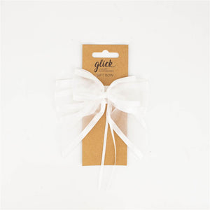White Satin Luxury Bow