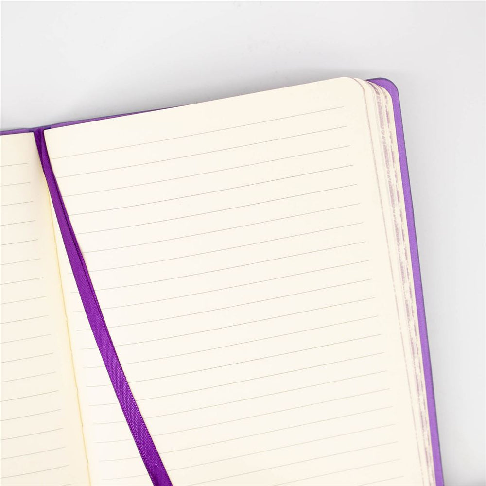 Vintage Damask Pattern Lined Notebook