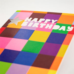 Colour Block Birthday Card