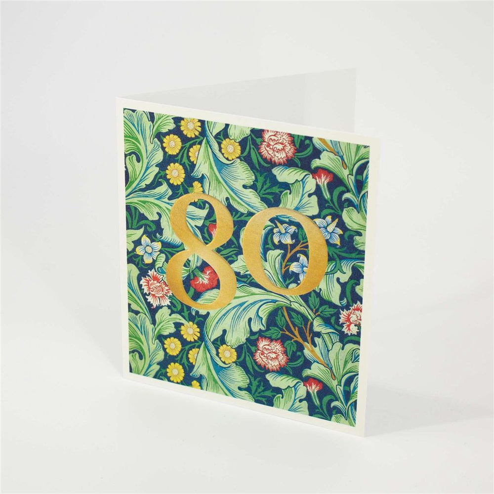 80th Birthday Card
