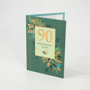 90th Birthday Card