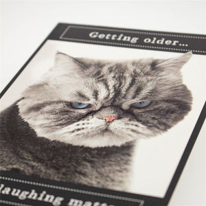 Funny Grumpy Cat Birthday Card