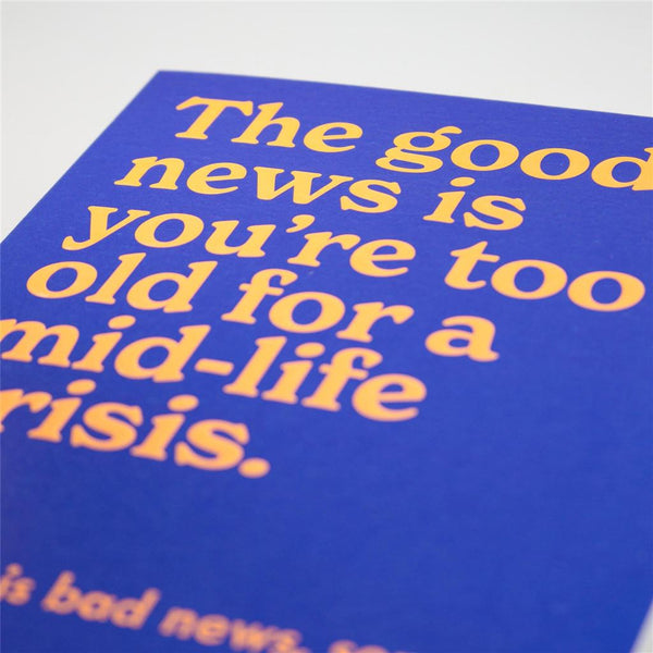 Mid-Life Crisis Card