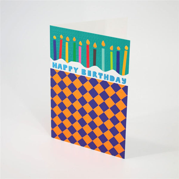 Pink Floral Happy Birthday Card