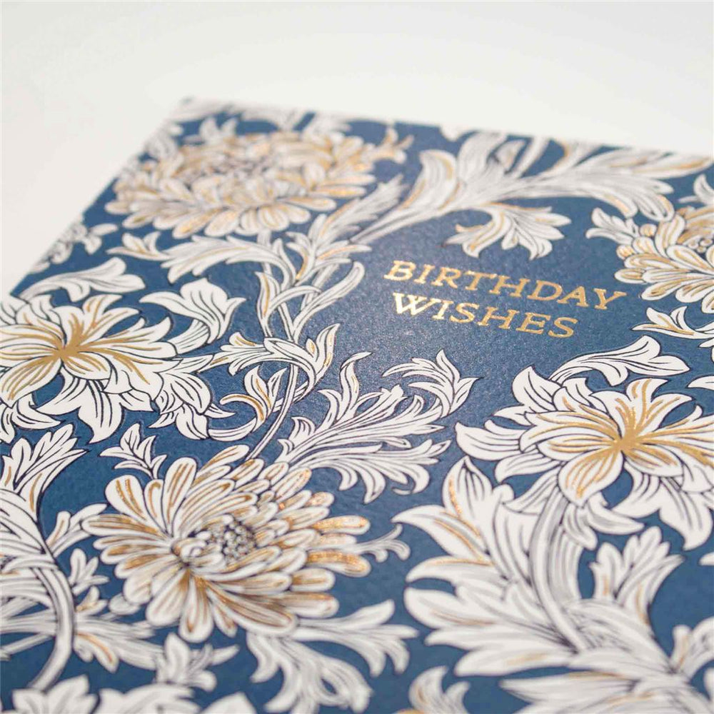 Chrysanthemum Birthday Card